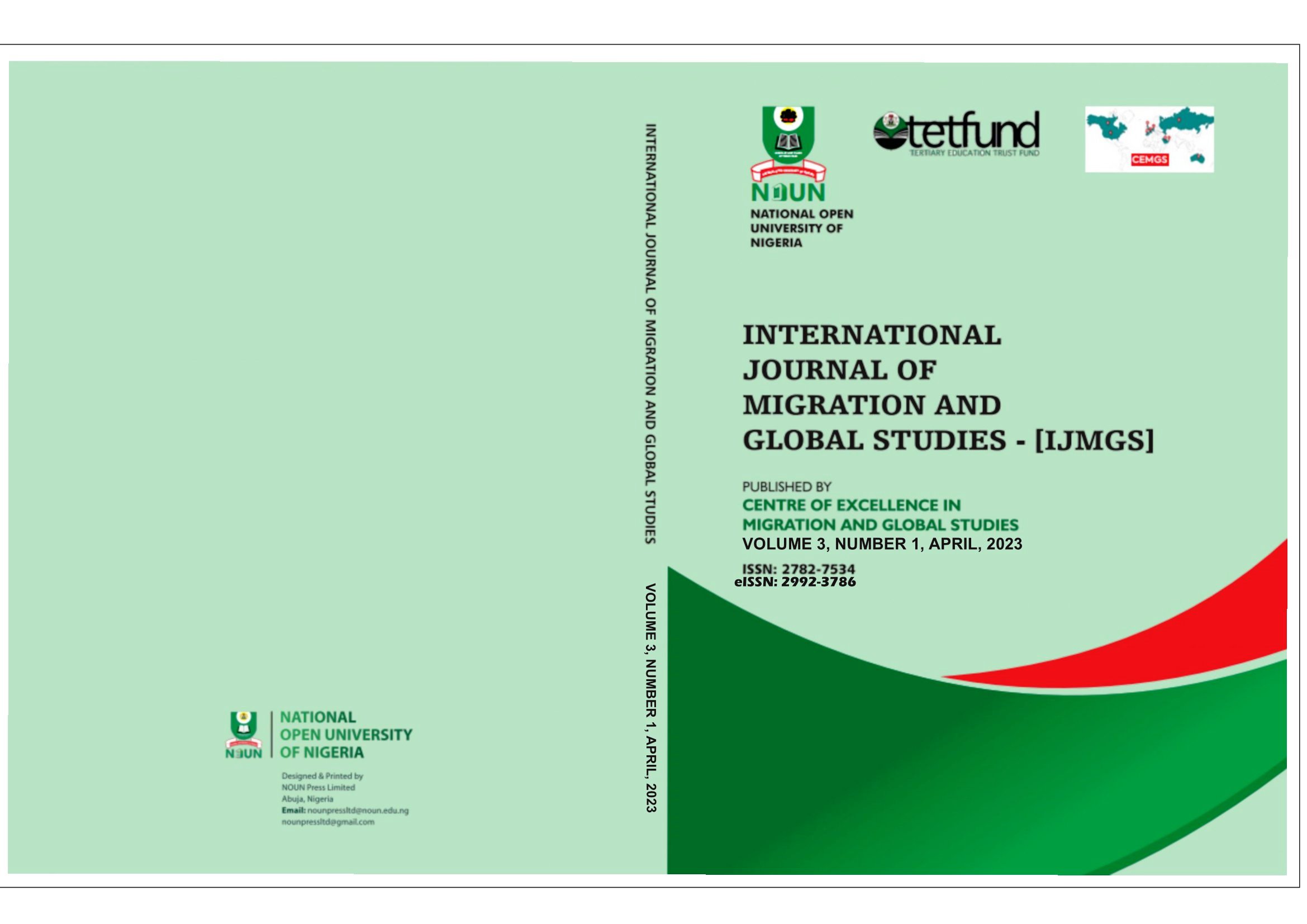 VOLUME 2, NUMBER 2, November 2022 IJMGS Journal Cover Page